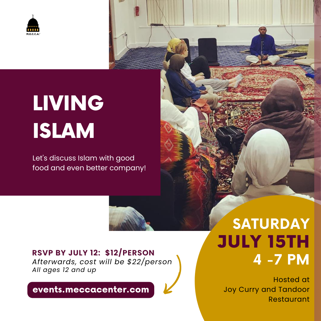 Flyer for Living Islam
